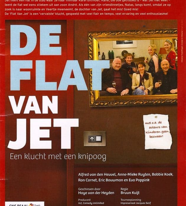 Poster De Flat Van Jet