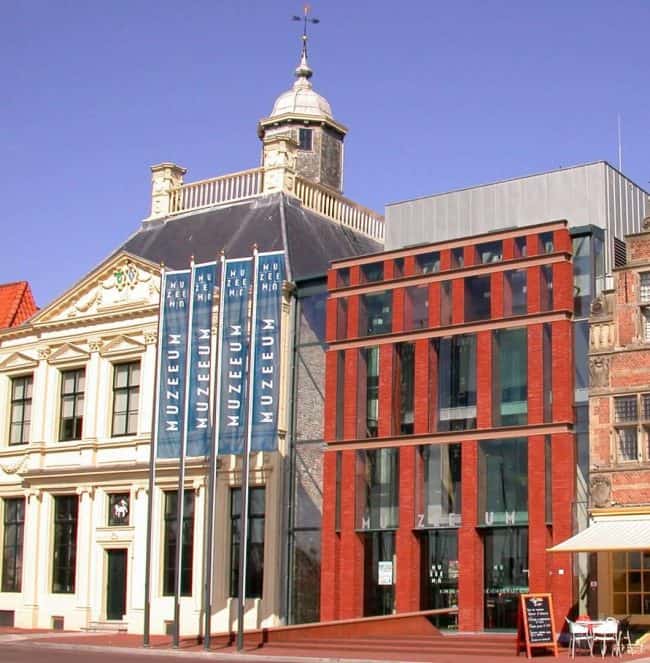 Gevel maritiem muZEEum Vlissingen